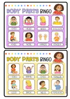 anteprima - Programmi scolastici / Materiali per docenti - Body parts (Bingo + Flashcards) - Pagina 1