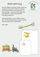 Vorschau - Arbeitsblätter - Materialpaket / Erzählen / Was stimmt hier nicht? / Karten / Schreibanlässe - Seite 1