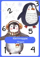 Vorschau - Spiele - Pinguin Klettmappe Menge 1-6 - Deckblatt