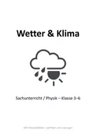 Vorschau - Arbeitsblätter - Wetter & Klima – Komplettes Unterrichtspaket (Klasse 3–6) - Deckblatt