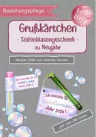Vorschau - Anderer Materialtyp - Grußkärtchen - Neujahr - Seifenblasen - Geschenk - Deckblatt