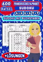 Vorschau - Spiele - FRANZÖSISCHES ALPHABET-SUDOKU – 600 RÄTSEL MIT LÖSUNGEN - Deckblatt