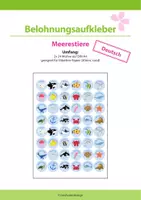 Vorschau - Anderer Materialtyp - Belohnungsaufkleber - Meerestiere - Deckblatt