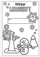 Vorschau - Arbeitsblätter - Vorschule Arbeitsblätter Winter (Lernheft Klasse 1, Förderschule, Kindergarten) - Seite 3