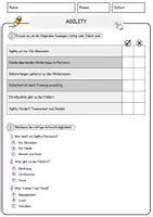 Vorschau - Arbeitsblätter - Agility Sport Lesetext mit Richtig Falsch Multiple Choice und Offenen Fragen - Seite 2