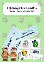 Vorschau - Poster - Leben in Schnee und Eis (Unsere Recherchekriterien) - Deckblatt