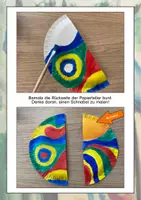Vorschau - Mal- und Bastelvorlagen - Kunstprojekt "Pappteller-Papagei" (Fensterdeko - Frühling/Sommer) - Seite 2