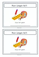 Vorschau - Arbeitsblätter - Mini-Heft Längen und Messen - Seite 1
