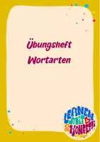Vorschau - Arbeitsblätter - Übungsheft Wortarten - Deckblatt