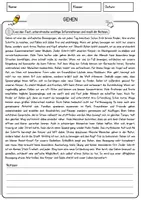 Vorschau - Arbeitsblätter - Gehen Sport Lesetext mit Richtig Falsch Multiple Choice und Offenen Fragen - Seite 1