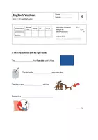 Vorschau - Test - Young World 2 - Englisch Vokabeltest Unit 3 - Deckblatt