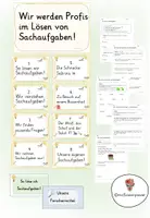 Vorschau - Arbeitsblätter - Wir werden Profis im Lösen von Sachaufgaben! - Klasse 2-4 - Deckblatt
