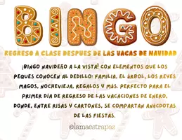 Vista previa - Hojas de trabajo - Bingo para después de las vacas de Navidad, ENERO - Portada