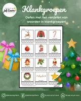 Voorbeeld - Kerst - Klankgroepen - Voorblad
