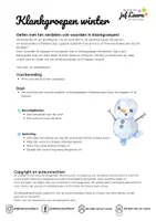 Voorbeeld - Winter - Klankgroepen - Pagina 1
