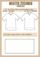 Vorschau - Arbeitsblätter - Parallelen zeichnen (Muster) - Seite 1