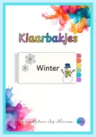 Voorbeeld - Juf Larissa - Klaarbakjes Winter - Voorblad