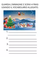 anteprima - Materiale di supporto/inclusione - costruisci frasi di Natale - Pagina di copertina