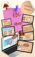 Vorschau - Stationenlernen - Interaktive Übungen zum ABC - Deckblatt