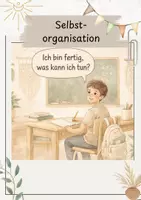 Vorschau - Merkblätter - Ich bin fertig - Selbstorganisation - Deckblatt