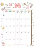 Προεπισκόπηση - Άλλος τύπος υλικού - 2026 SPRING CALENDAR - Ημερολόγιο "ανοιξιάτικοι μήνες" - Σελίδα 3