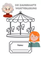 Vorschau - Unterrichtsreihen - Die zauberhafte Wortverlosung - Material zur Erstellung einer Leserolle zum Buch - Seite 1