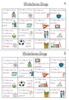 Vorschau - Spiele - Winterferien Bingo ab Klasse 1, 4 Bingofelder - Seite 1