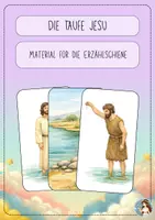 Vorschau - Anderer Materialtyp - Material für die Erzählschiene zur Taufe Jesu - Deckblatt