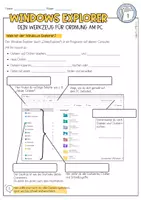 Vorschau - Arbeitsblätter - Ordnerstruktur | Windows Explorer | 5 Merkblätter | Informatik | Wirtschaft & Kommunikation - Seite 3