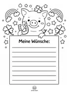Vorschau - Arbeitsblätter - Neujahrswünsche und Mandalas 2026 - Seite 1