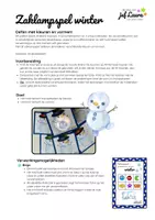 Voorbeeld - Winter - Zaklampspel - Vormen - Pagina 1