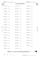 Vorschau - Arbeitsblätter - Addition - ZR 10 - dreifach differenziert - 10x100/50 Aufgaben - Seite 1