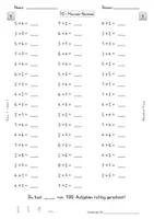 Vorschau - Arbeitsblätter - Addition - ZR 10 - dreifach differenziert - 10x100/50 Aufgaben - Seite 2