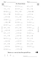 Vorschau - Arbeitsblätter - Addition - Platzhalter - ZR 10 - dreifach differenziert - 10x100/50 Aufgaben - Seite 1