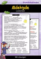 Vorschau - Arbeitsblätter - Aldehyde | Lückentext | Chemie | Organische Chemie - Deckblatt