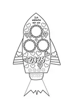 Vorschau - Arbeitsblätter - Meine Wunschrakete
Was ich mir für das neue Jahr wünsche - Seite 2