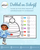 Voorbeeld - Winter - Dobbel en Schrijf - Voorblad