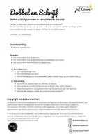 Voorbeeld - Winter - Dobbel en Schrijf - Pagina 1