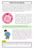 Vorschau - Arbeitsblätter - Parasiten und Infektionswege: Hygiene, Übertragung, Prävention - Seite 1
