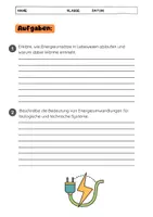 Vorschau - Merkblätter - Energieumsätze: Energieumwandlung, Wirkungsgrad, Energieerhaltung - Seite 3