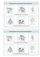 Vorschau - Mal- und Bastelvorlagen - Mini Leseheft Winter - lesen, malen, schreiben - Seite 2