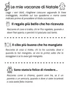 anteprima - Testo - Racconta le vacanze Natale - Pagina 1