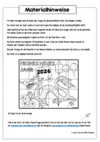 Vorschau - Mal- und Bastelvorlagen - Neujahr Glücksdrache gemeinsames Poster - Seite 1