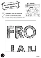 Vorschau - Mal- und Bastelvorlagen - Neujahr Glücksdrache gemeinsames Poster - Seite 2