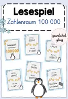 Vorschau - Unterrichtsreihen - Lesespiel Zahlenraum 100.000 (Wie viel ist eine Million?) - Deckblatt