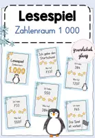 Vorschau - Unterrichtsreihen - Lesespiel Zahlenraum 1.000 (Wie viel ist eine Million?) - Deckblatt