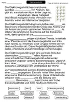 Vorschau - Arbeitsblätter - Elektronegativität | Lückentext | Chemie | Grundlagen - Seite 1
