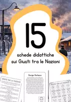 anteprima - Testo - Schede didattiche sui Giusti tra le Nazioni - Pagina di copertina