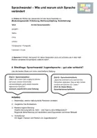 Vorschau - Arbeitsblätter - AB Sprachwandel - Seite 2