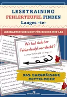 Vorschau - Fördermaterial/Inklusion - Schreibschrift: Weltmeere Spezial europäische Mittelmeer: Fehlerteufel Lesekarten Langes -ie - Deckblatt